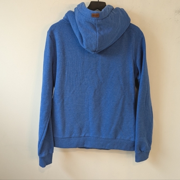 Wanakome Women's Blue Hooded Sweatshirt Cotton Size Large - Picture 5 of 9